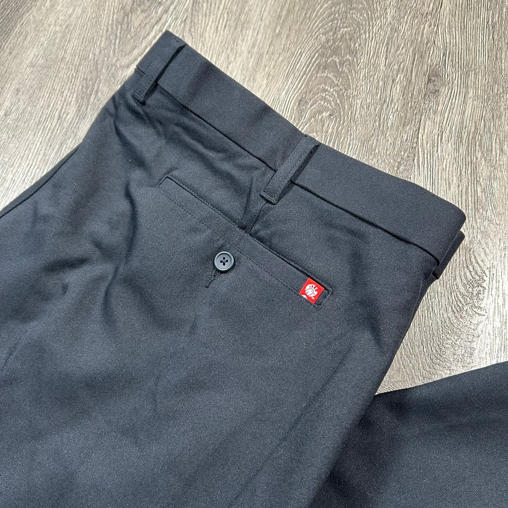 Oobe Chick-fil-A Employee Uniform Pants 44x34 Black Flat Front Work Trousers